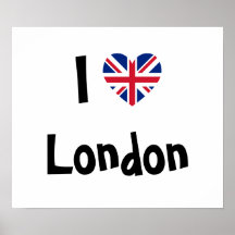 J'aime Londres Affiche