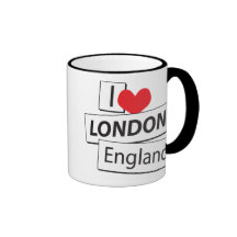 J'aime Londres Angleterre Mug À Café