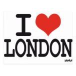 J'aime Londres Carte Postale