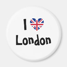 J'aime Londres Magnets Pour Réfrigérateur