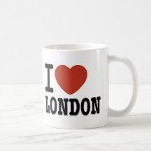 J'AIME LONDRES MUG À CAFÉ