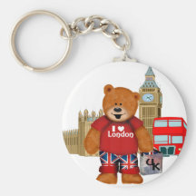 J'aime Londres - ours de nounours Porte-clé