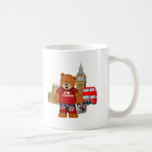 J'aime Londres - ours de nounours Tasse
