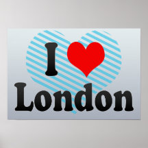 J'aime Londres, Royaume-Uni Posters
