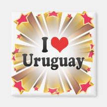 J'aime l'Uruguay Aimant