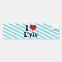 J'aime L'viv, Ukraine Adhésifs Pour Voiture