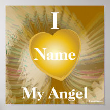J'aime ma Affiche-Personnaliser d'ange