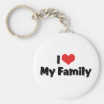 J'aime ma famille Keychain Porte-clés