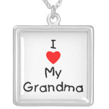 J'aime ma grand-maman pendentifs