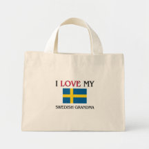 J'aime ma grand-maman suédoise sac