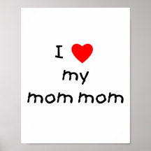 J'aime ma maman de maman posters