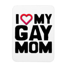 J'AIME MA MAMAN GAIE MAGNETS RECTANGULAIRES