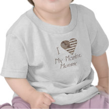 J'aime ma maman marine t-shirts