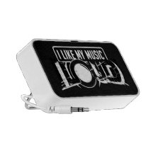 j'aime ma musique BRUYANTE Haut-parleur Ordinateur Portable
