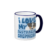 J'aime ma tasse australienne de berger