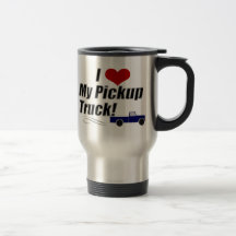 J'aime ma tasse de camion pick-up