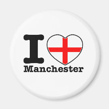 J'aime Manchester Aimants