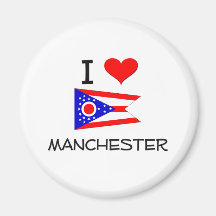 J'aime Manchester Ohio Aimant