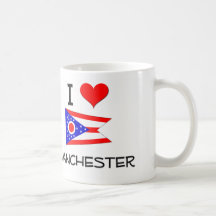 J'aime Manchester Ohio Tasses À Café