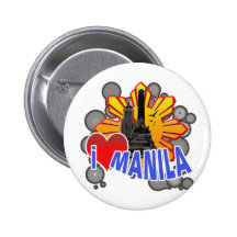 J'aime Manille (Luneta/ville hôtel) Badges