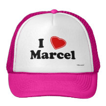 J'aime Marcel Casquettes De Camionneur