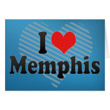 J'aime Memphis Cartes De Vœux