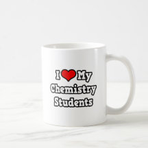 J'aime mes étudiants de chimie mug