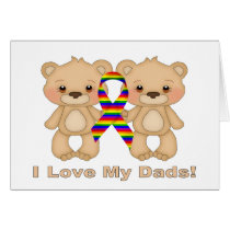 J'aime mes papas cartes