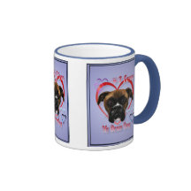 J'aime mes tasses de chien de boxeur