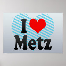 J'aime Metz, France Poster