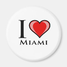 J'aime Miami Aimants