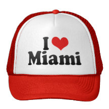 J'aime Miami Casquettes De Camionneur