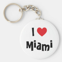 J'aime Miami Keychain Porte-clef
