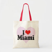J'aime Miami Sacs De Toile