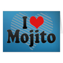 J'aime Mojito Cartes De Vœux