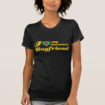 J'aime mon ami dominicain t-shirt