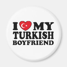 J'aime mon ami turc magnets pour réfrigérateur