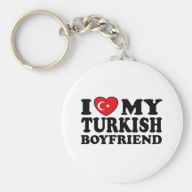 J'aime mon ami turc porte-clef