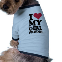 J'aime mon amie vêtement pour animal domestique
