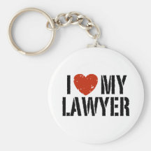 J'aime mon avocat porte-clefs