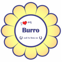J'aime mon Burro (le Burro masculin) Photo En Découpe