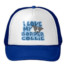 J'aime mon chapeau de border collie casquette