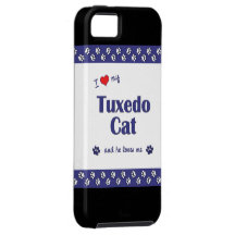 J'aime mon chat de smoking (le chat masculin) coque iPhone 5
