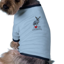 J'aime mon chiwawa manteau pour chien