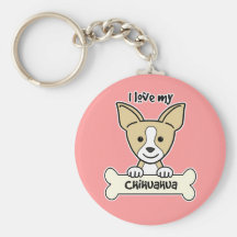 J'aime mon chiwawa porte-clé