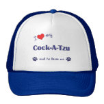 J'aime mon Coq-Un-Tzu (le chien masculin) Casquette De Camionneur