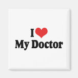 J'aime mon docteur aimant pour réfrigérateur