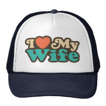 J'aime mon épouse casquettes de camionneur