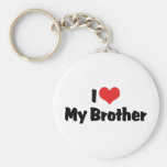 J'aime mon frère Keychain Porte-clef