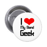 J'aime mon geek de bande pin's